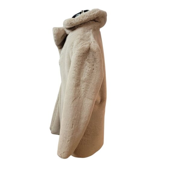 Kimi & Co Paris Faux Fur Teddy Coat S/M (Note:  Missing Top Clasp) - Picture 5 of 8
